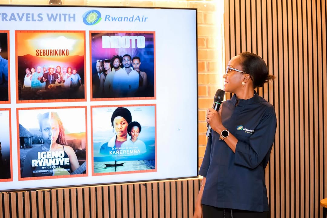 RwandAir igiye gutangira kwerekana filime nyarwanda mu ndege zayo