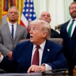U.S. President Donald Trump in the Oval Office of the White House in Washington