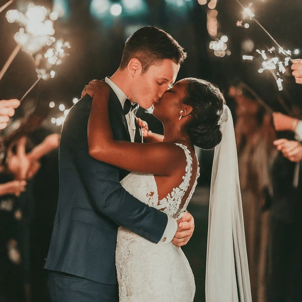 young african girl with diaspora man